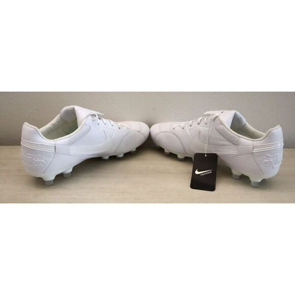 Nike AT5889 100 Men's Sz 7.5 White Premier III FG Firm Ground Soccer Cleats - Picture 8 of 13